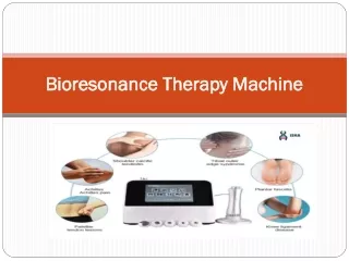 Bioresonance therapy machine