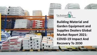 Building Material and Garden Equipment and Supplies Dealers Market Growth Analysis, Latest Trends And Business Opportuni