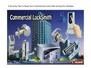 Are you Looking for Commercial Locksmith in Los Angeles?
