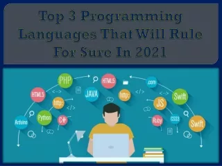 top 3 programming languages that will rule for sure in 2021