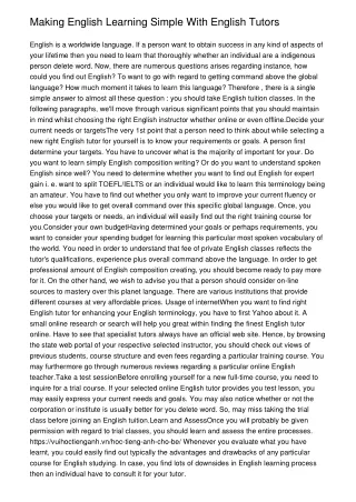 making english learning simple with english