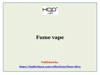 Fume vape