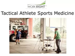 Tactical Athlete Sports Medicine