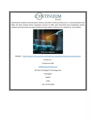 searching for medical communication solutions