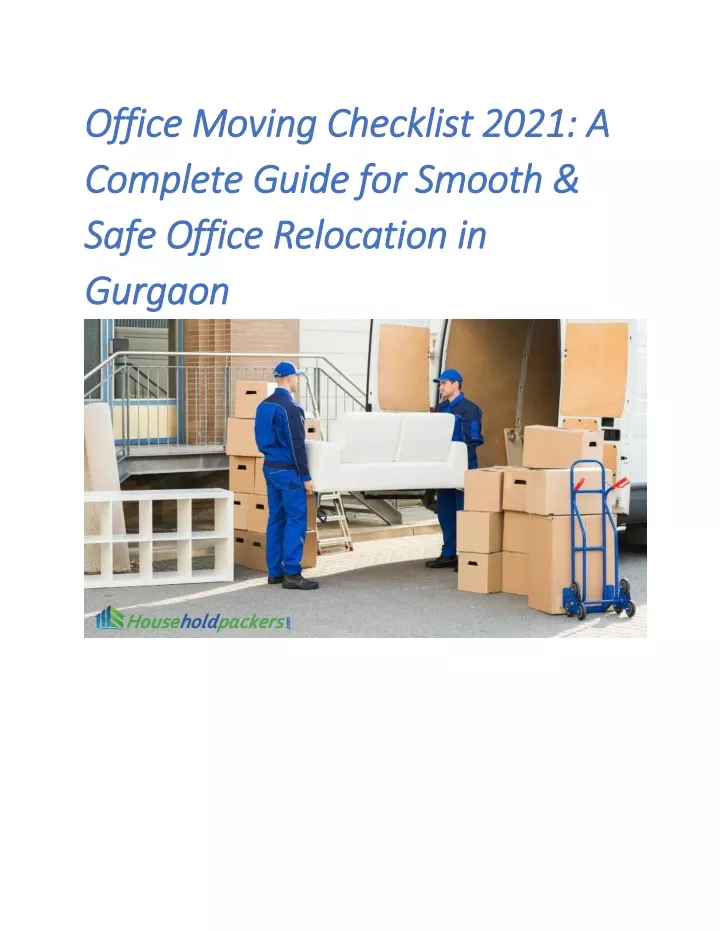 office moving checklist 2021 a office moving