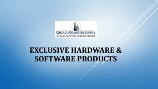 Buy Exclusive Hardware & Software Products | Chicago Computer Supply