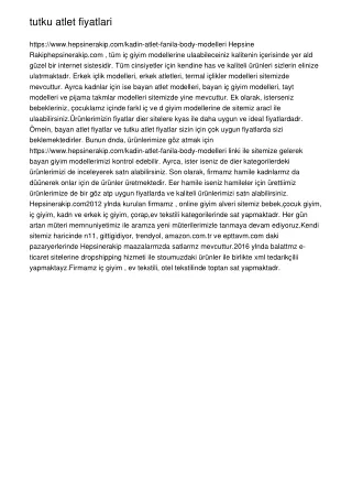 tutku atlet fiyatlari https www hepsinerakip