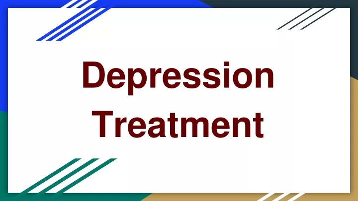 depression treatment
