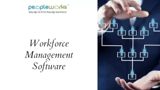 Workforce management software