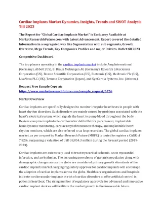 cardiac implants market dynamics insights trends