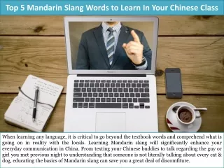 top 5 mandarin slang words to learn in your chinese class