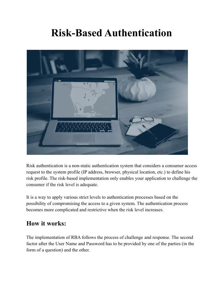 risk based authentication