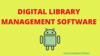 Digital Library Software