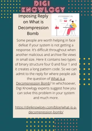 imposing reply on what is decompression bomb some