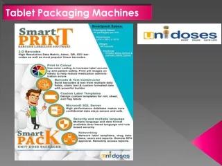 Tablet Packaging Machines