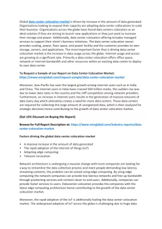 global data center colocation market is driven