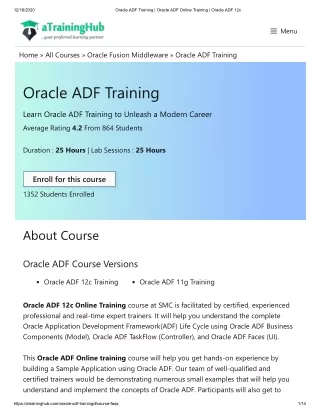 Oracle ADF Training