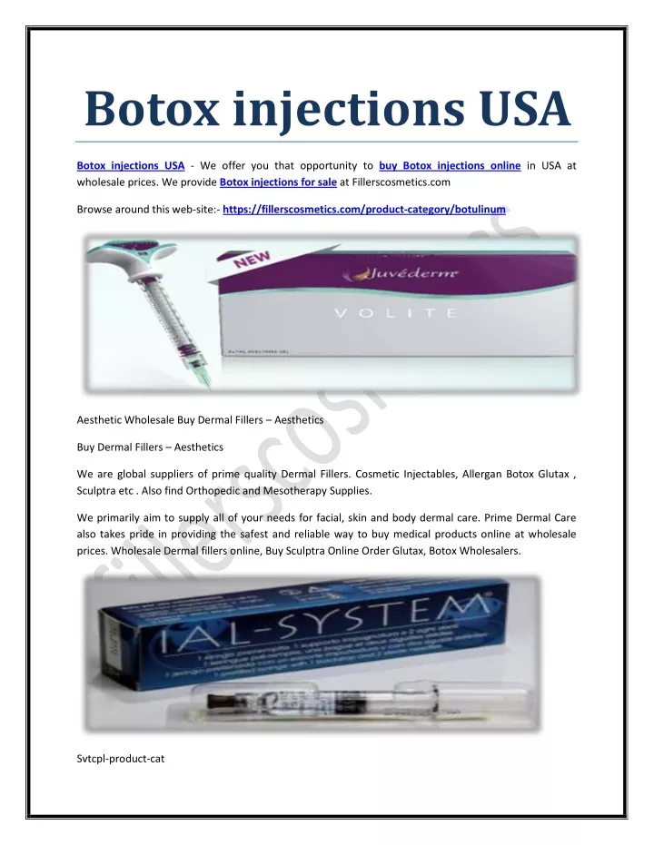 Ppt Botox Injections Usa Powerpoint Presentation Free Download Id