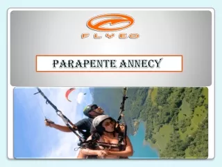 parapente annecy