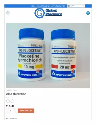 Buy Alpo Fluoxetine Online - Global Pill Pharmacy