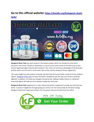 Ketogenix Shark Tank: Must Read About REVIEWS OF KetoGenix Keto