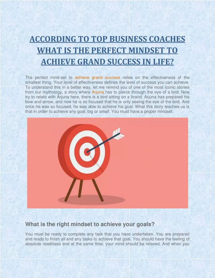 according to top business coaches what