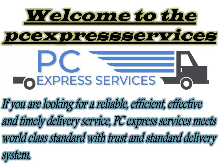 welcome to the pcexpressservices