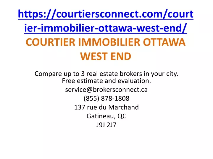 https courtiersconnect com courtier immobilier ottawa west end courtier immobilier ottawa west end