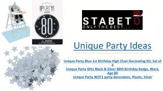 unique party ideas