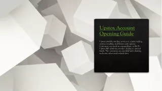 upstox account opening guide