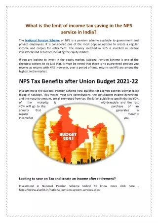 what is the limit of income tax saving