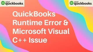 Quickbooks Runtime Error Redistributable, Abnormal Program Termination