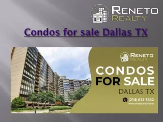 condos for sale dallas tx