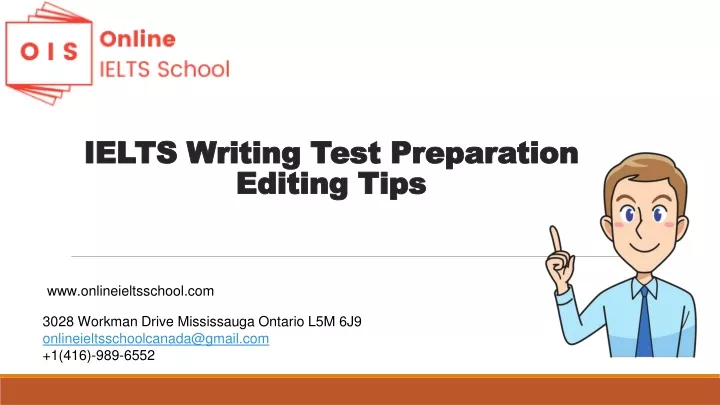 ielts writing test preparation editing tips