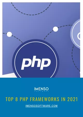 top 8 php frameworks in 2021