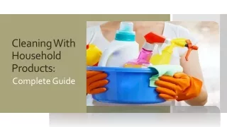 cleaning with household products