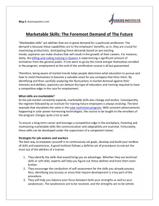 blog 2 accessqueens com marketable skills