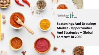 seasonings and dressings market opportunities