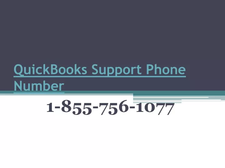 quickbooks support phone number