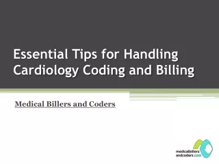 essential tips for handling cardiology coding and billing