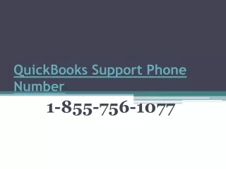 Best solutions for QuickBooks errors are available at QuickBooks Support Phone Number 1-855-756-1077