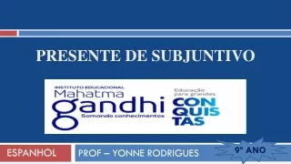 presente de subjuntivo