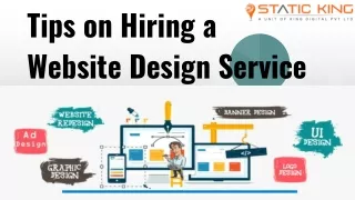 Tips on Hiring a Website Design Service