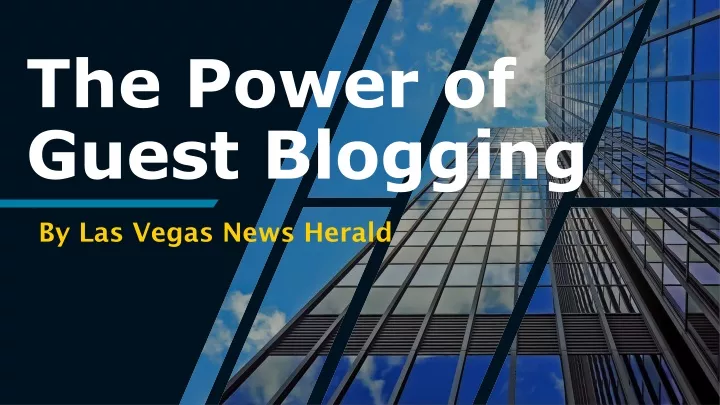 the power of guest blogging