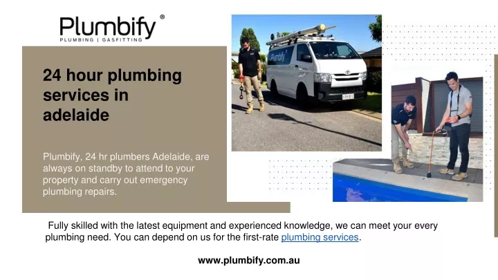 24 hour plumbing services in adelaide