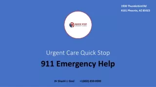 urgent care quick stop