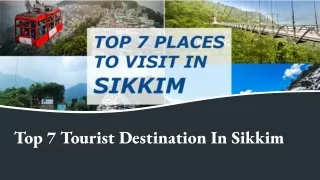 top 7 tourist destination in sikkim