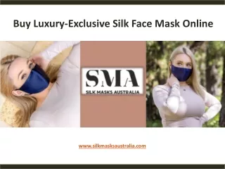 Buy Luxury-Exclusive Silk Face Mask Online -www.silkmasksaustralia.com