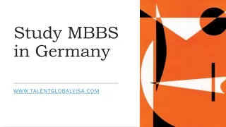 Study MBBS in Germany