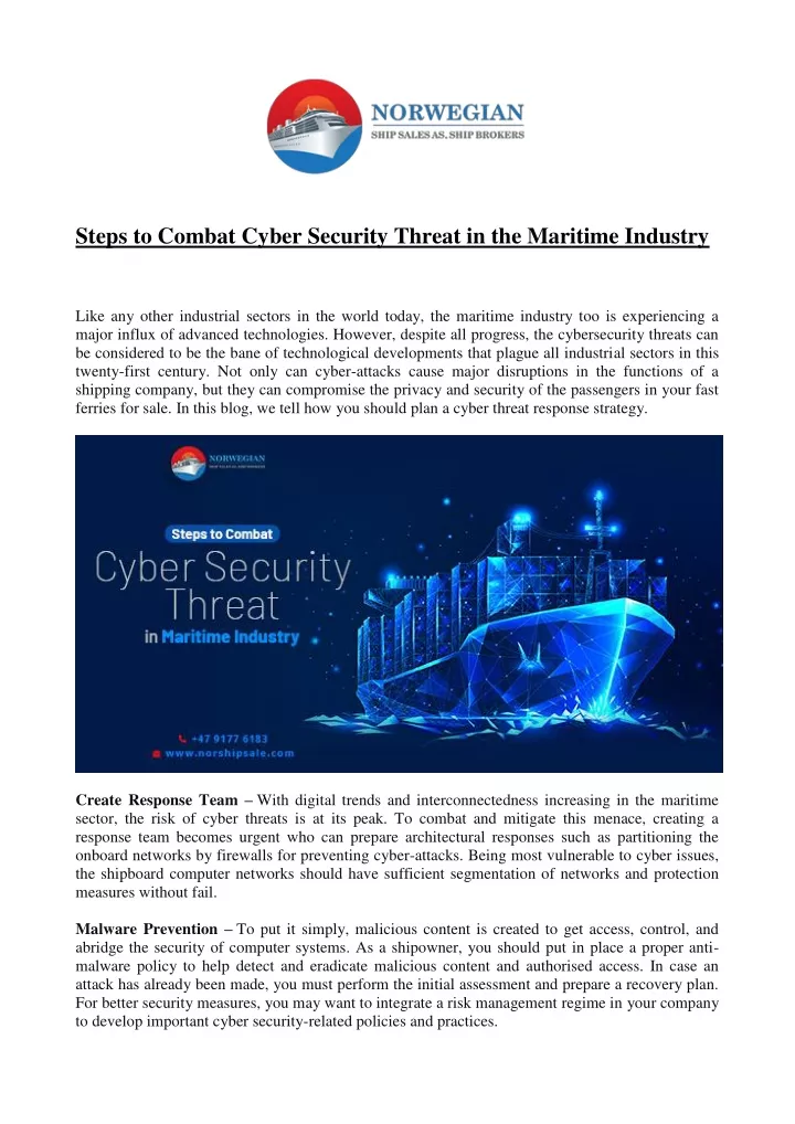steps to combat cyber security threat